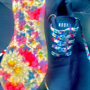 US womens 7.5 Nobull trainers like new floral